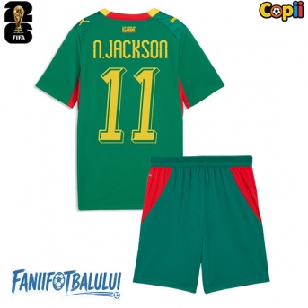 Senegal Nicolas Jackson #11 Echipament de Fotbal Replică Mondial 2026 Copii Deplasare (+ Șorturi)
